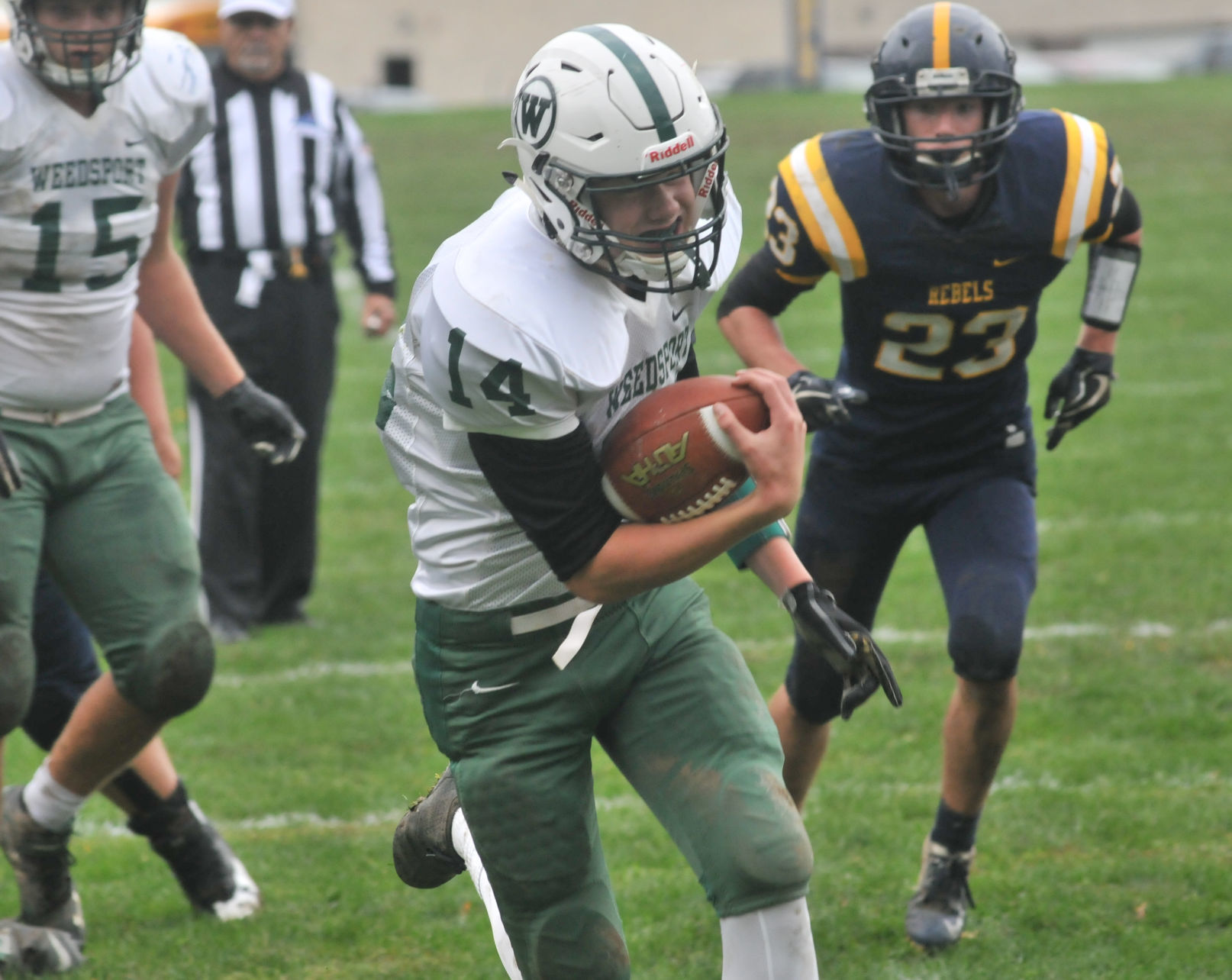 Weedsport football vs. APW - O. Mabbett